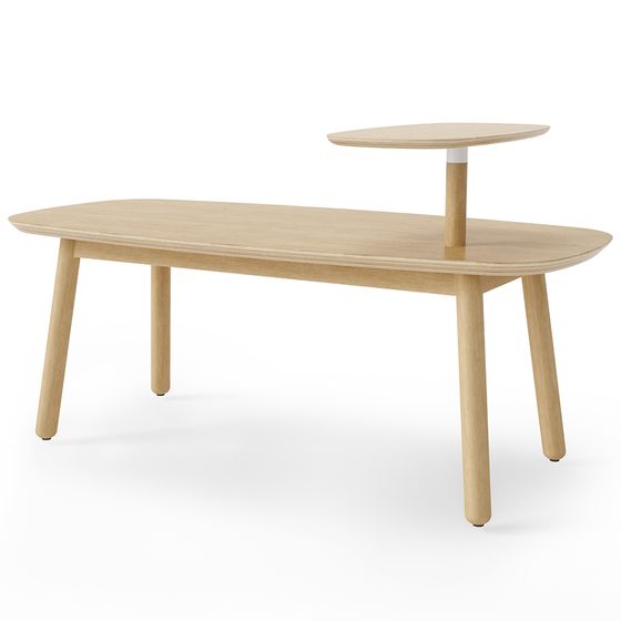 Журнальный столик Swivo 120х56 см светлый | Umbra | Канада | Купить в Hallberg.ru