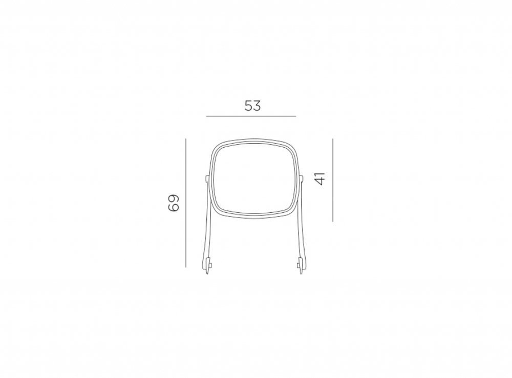 Козырек для лежака Nardi Alfa-Eden-Omega-Tropico, белый