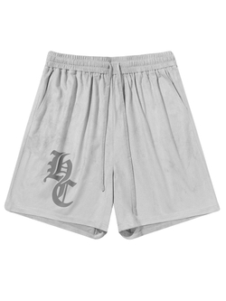 Шорты HARSHandCRUEL "HC" Velour Shorts
