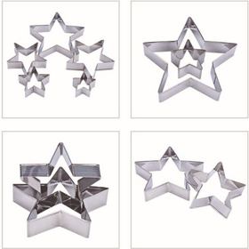 Вырубка для печенья Звезды (5 шт)