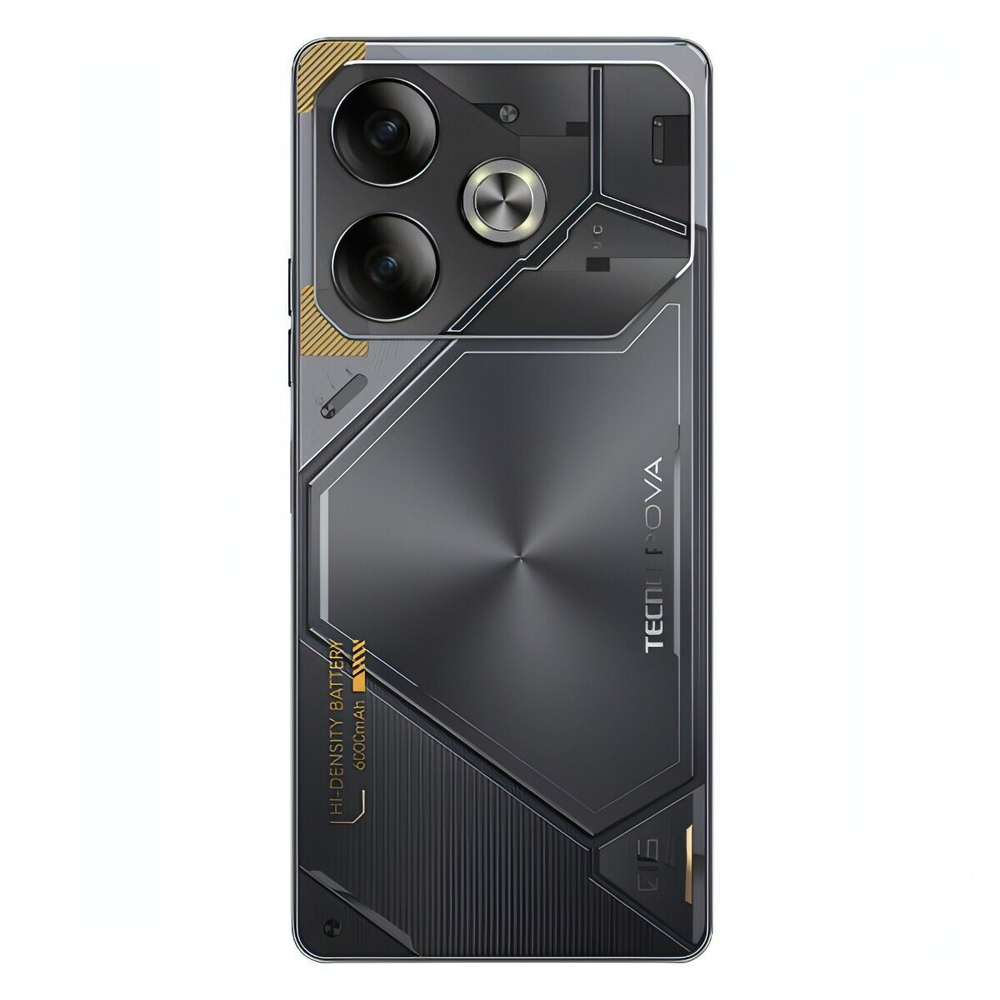 Смартфон Tecno POVA 6 12/256Gb, 2 nano SIM, 6.78", AMOLED, Meteorite Grey