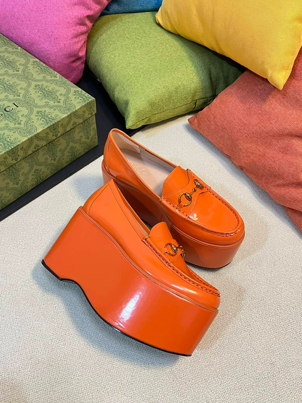 Gucci Horsebit Platform Loafer