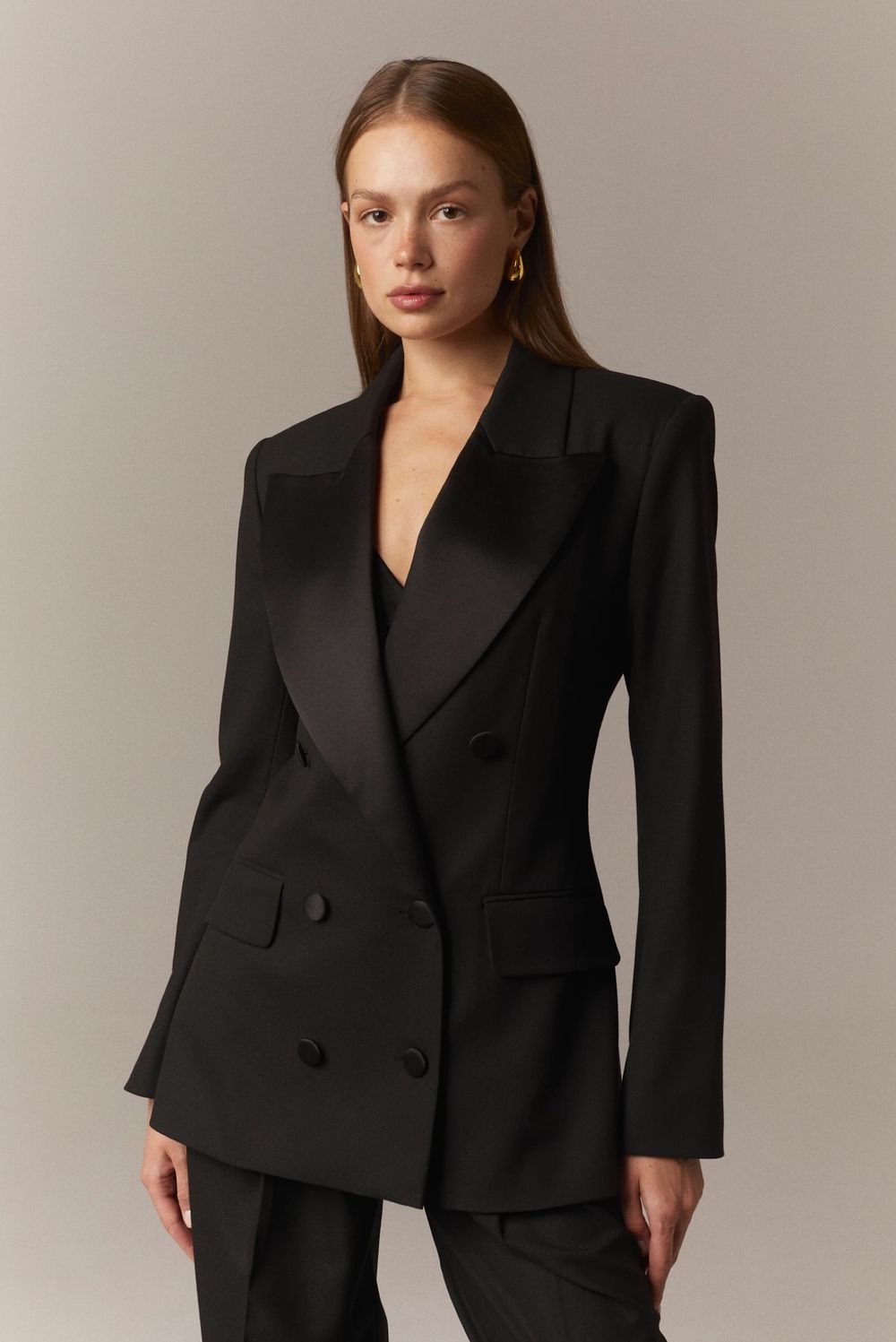 Пиджак Смокинг женский черный