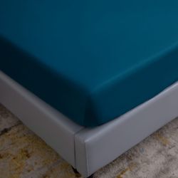 Комплект постельного белья на резинке Однотонный Сатин «Природная энергия»