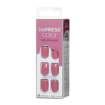 Self-adhesive nails imPRESS Color Petal Pink 30 pcs