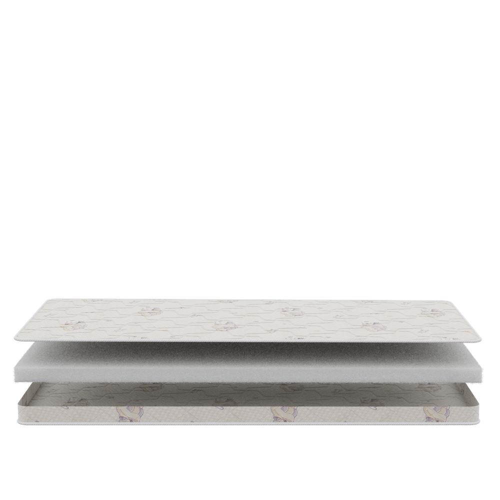 Матрас детский Baby, беспружинный, выше средней жесткости 90х200