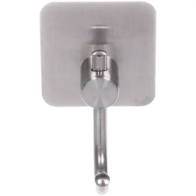 Крючок из нержавеющей стали на липкой основе 3М «БАСТОФ», форма квадрат, нагрузка до 5кг/4,5*8см