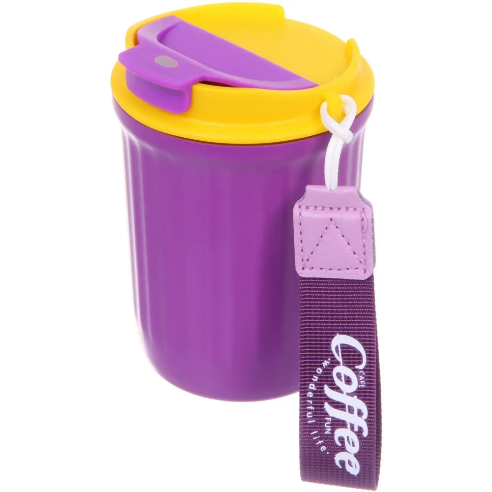 Термокружка 350мл «Coffee», цвет фиолетовый