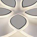 8014/75CL LEDIO LN25 белый/белый металл/акрилл Потолочный светильник LED 75W 220V 3000-6000K LOTUS