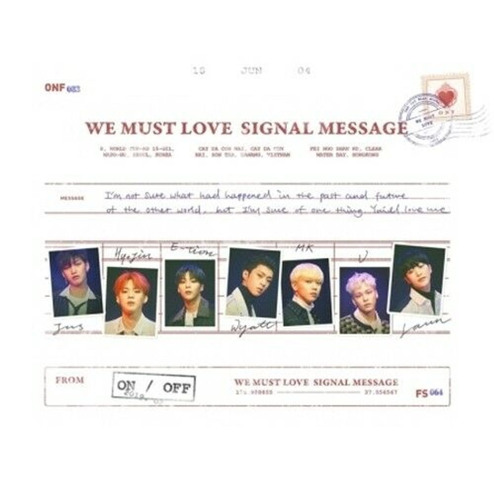 Альбом ONF - We Must Love 3rd Mini Album