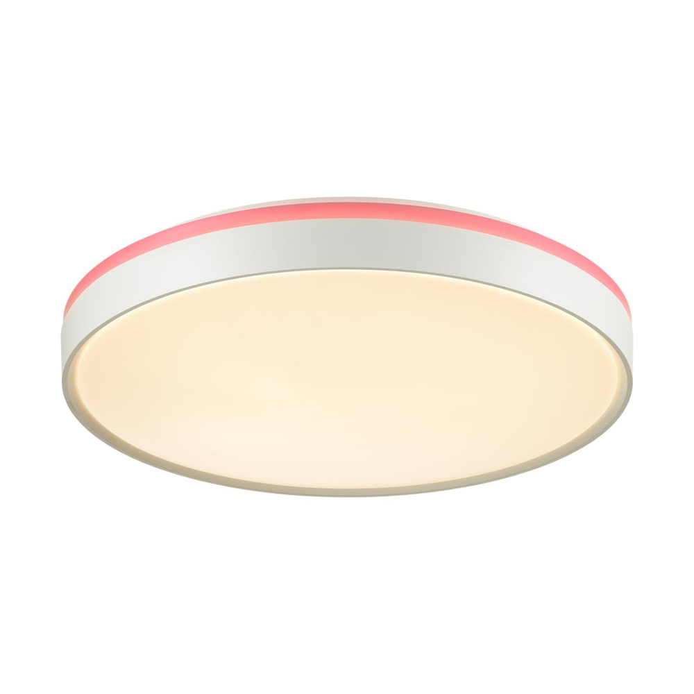 7708/EL COLOR SN 154 Светильник пластик/розовый LED 70Вт 3000-6000К D500 IP43 пульт ДУ KEZO PINK