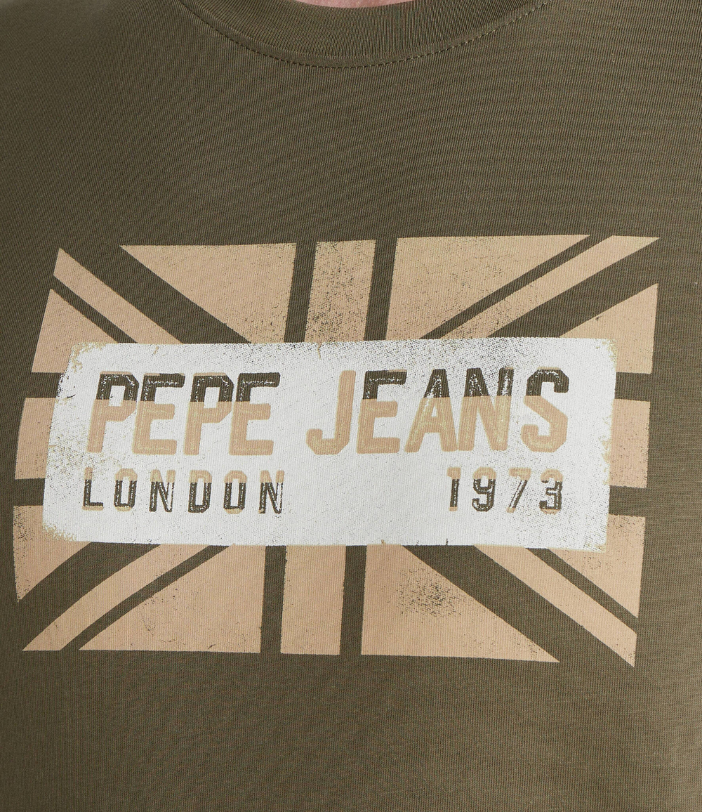 Футболка credick Pepe Jeans London - зеленый(PM509232)