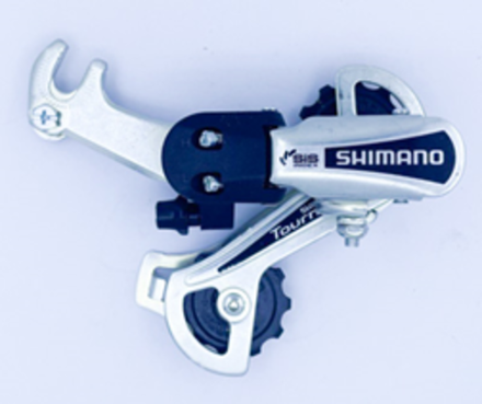 Задний переключатель Shimano Tourney крепление под гайку (RD-TY21B)