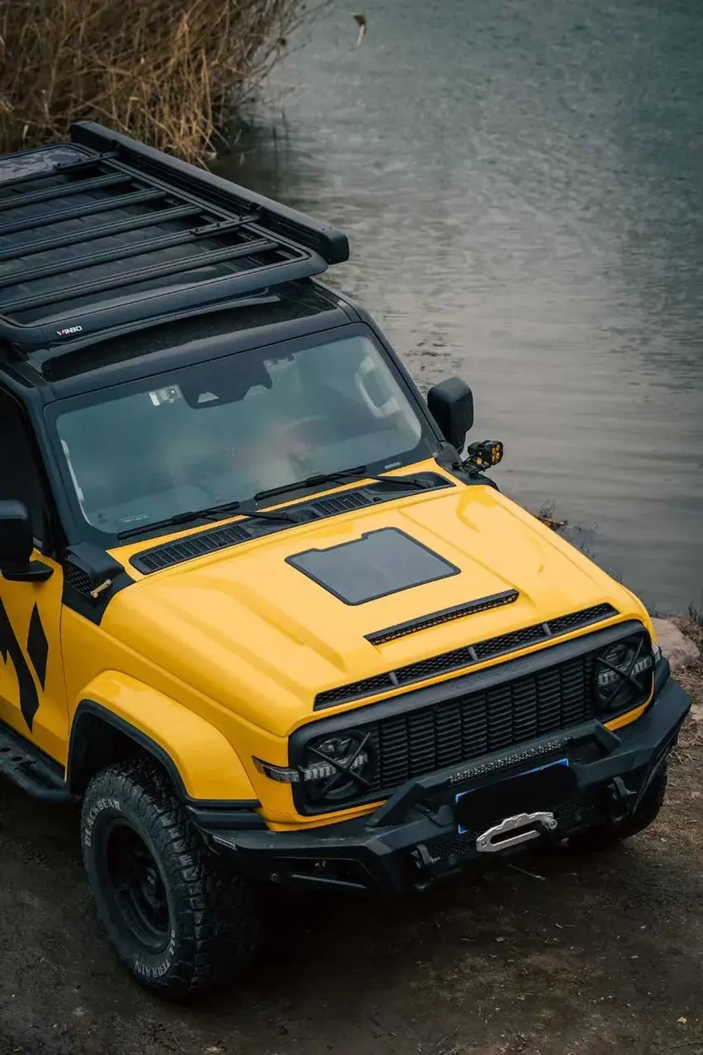 Накладка на капот Tank 300 2021+ Танк Защита капота металлическая пластина капота