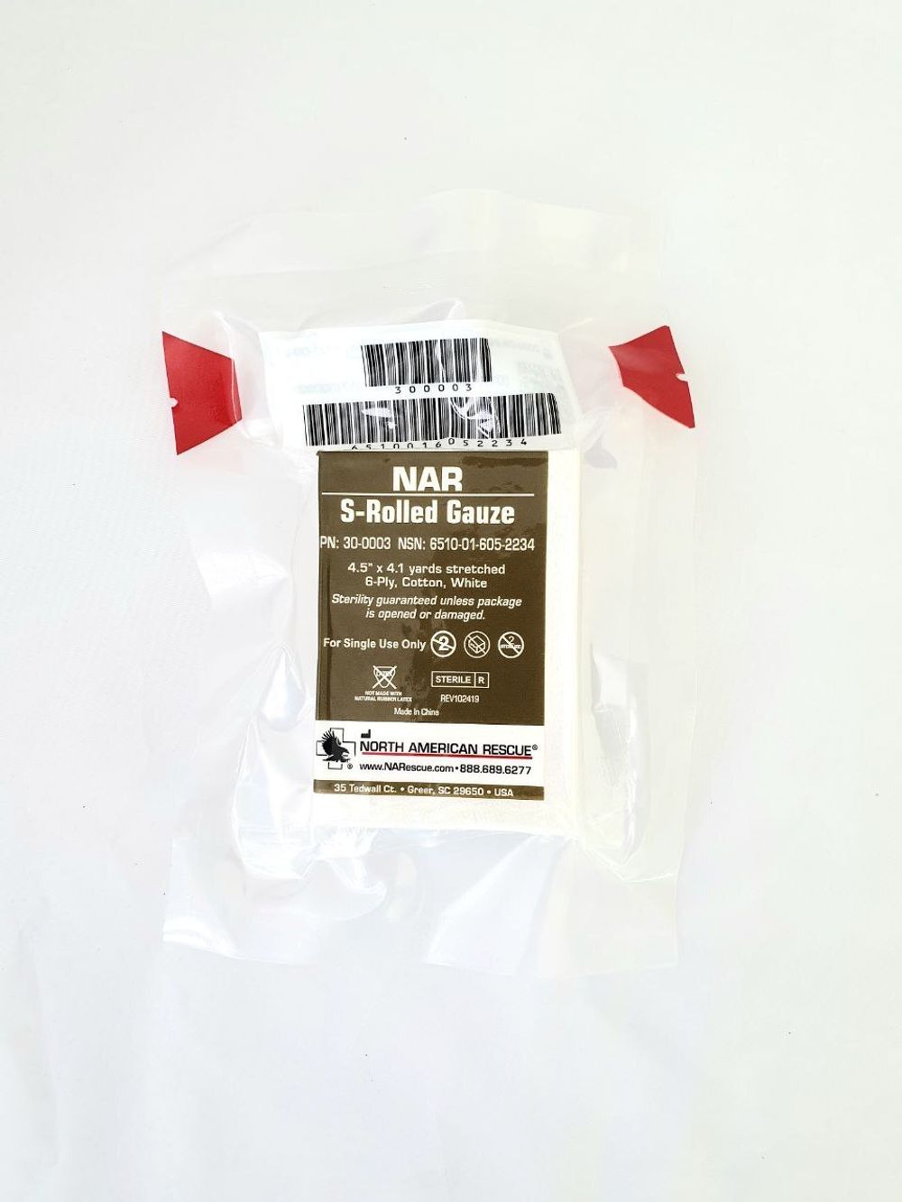 Компрессионный бинт NAR S-Rolled Gauze