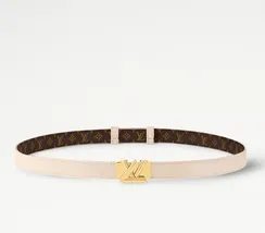Ремень Louis Vuitton GO-14 кремовый