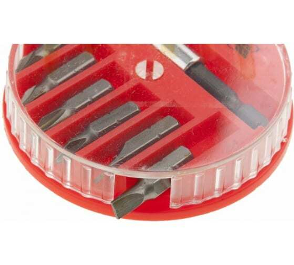 НАБОР БИТ MATRIX МАГНИТ/АДАПТЕР ДЛЯ БИТ СТАЛЬ 45X 7 ПРЕДМ В ПЛАСТ/БОКСЕ 11392