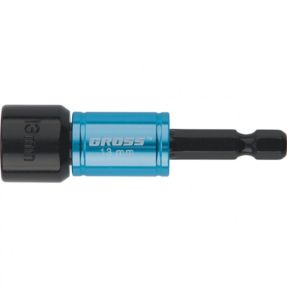 Бита с торцевой головкой, магнит. Nut-Driver, 13 мм, S2 Gross