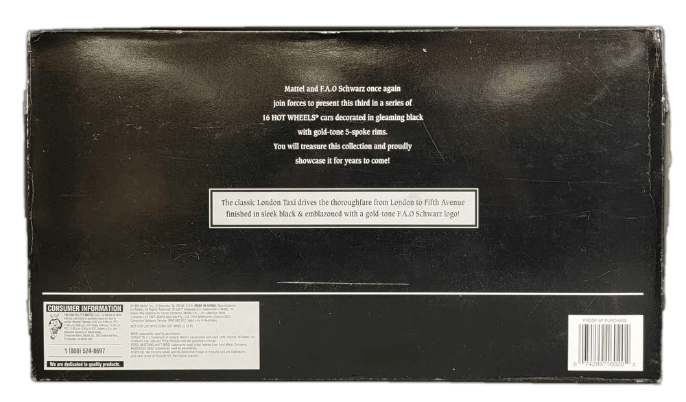 Hot Wheels FAO Schwarz Gold Series III (1996)