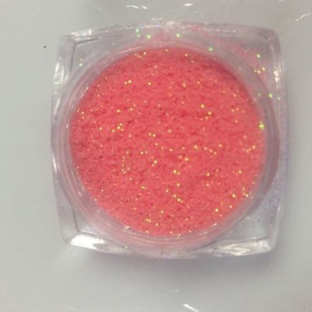 Бархатный песок коралловый с золотистым шиммером