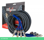 Акустический кабель Kicx RCA SCM45 5м (2042043)