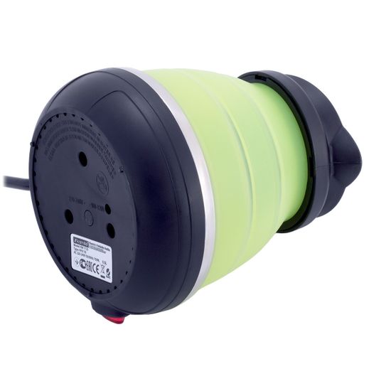 Чайник электрический 0,5 л. силиконовый складной Kamille KM-1723 зелёный с чёрным