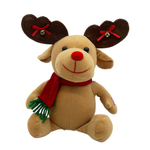 Зверёк новогодний музыкальный инерционный [Арт.J3500]