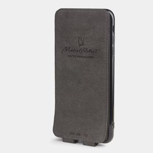 Чехол для iPhone XS Max из натуральной кожи теленка, темно-коричневого цвета