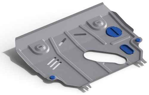 Защита картера и КПП Rival для Lexus NX 200t (V - 2.0 (238 л.с.)) 2014-2017/Lexus NX 300 рестайлинг (V - 2.0 (238 л.с.)) 2017-н.в., штампованная, алюминий 3 мм, с крепежом, 333.3207.1