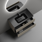 Тумба подвесная Sancos Snob R 890х445х500, c двумя ящиками оснащенными доводчиками, Beige Soft , арт.SNR90CE