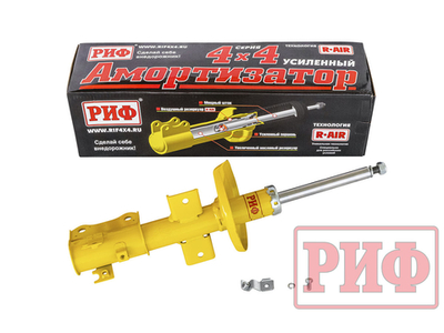 Амортизатор усиленный РИФ передний Suzuki Grand Vitara 2 JT 2005-2015, Escudo 3 2005-2017 штатный и лифт 0-40 мм