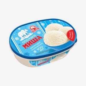 Мороженое Миша Пломбир ваниль 450