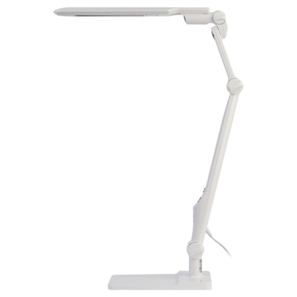 Настольный светильник ЭРА NLED-497-12W-W светодиодный на струбцине и с основанием белый