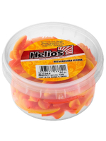 Виброхвост несъедобный Helios Slash 2,64"/6,7 см Pepper Lime 100шт. (HS-19-009-N)