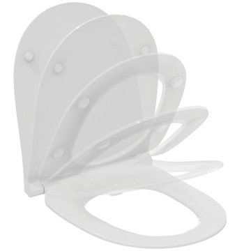 Сиденье с микролифтом, ультратонкое, быстросъемное, цвет: белый I.life O