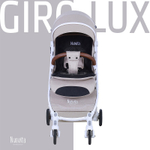 Детская прогулочная коляска Nuovita Giro Lux Beige, Bianco / Бежевый, Белый