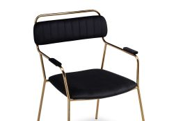 Кресло Aspen black / gold
