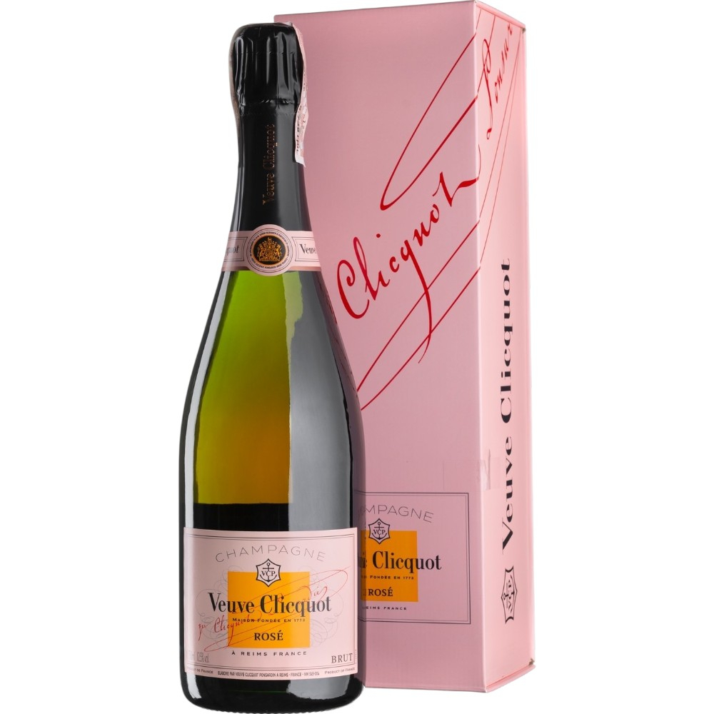 Шампанское Veuve Clicquot Rosé 0,75 л. В подарочной коробке