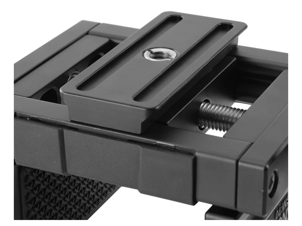 Платформа-зажим для оружия на штатив/трипод Vanguard ENDEAVOR GM-70, 3/8", Arca, 30-70мм, алюминиевый сплав, 816г