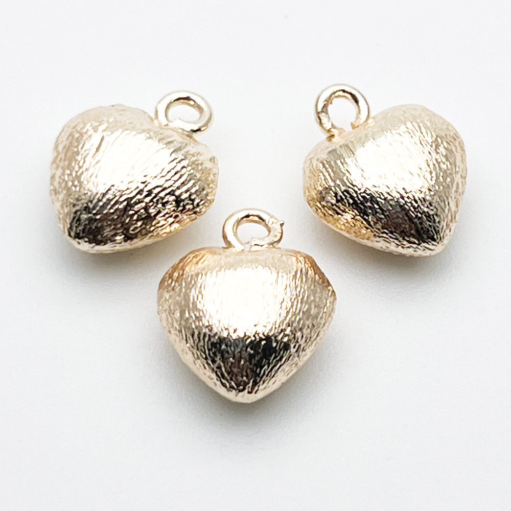 Подвеска Сердце, цвет золото, размер 14*11 мм, цена за 1 шт