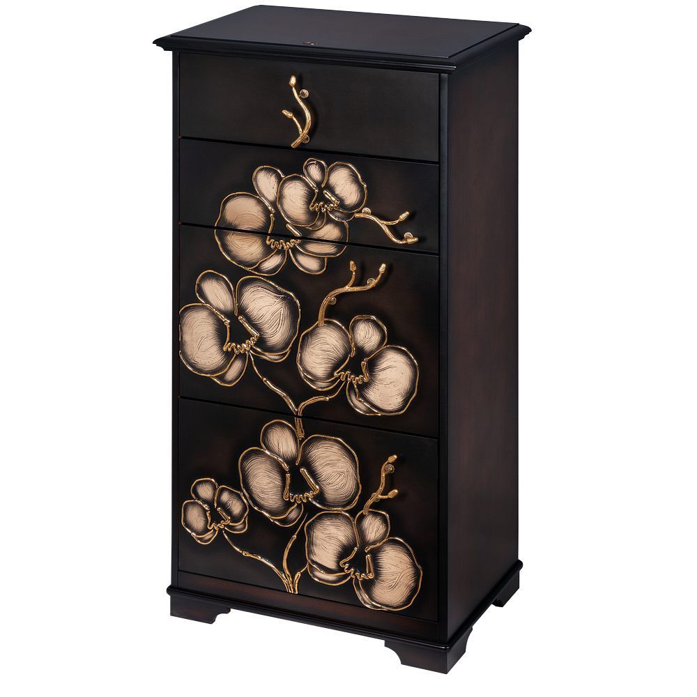 Комод Орхидея Симпл с 4 ящиками Каштан Амбер