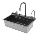 Мойка многофункциональная НЕРЖ (75х46мм) ГРАФИТ  САВОЛ