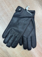 Перчатки. Мужские. Материал верха: Кожа оленя. Подклад: Трикотаж-шерсть. 5 шт в упаковке.