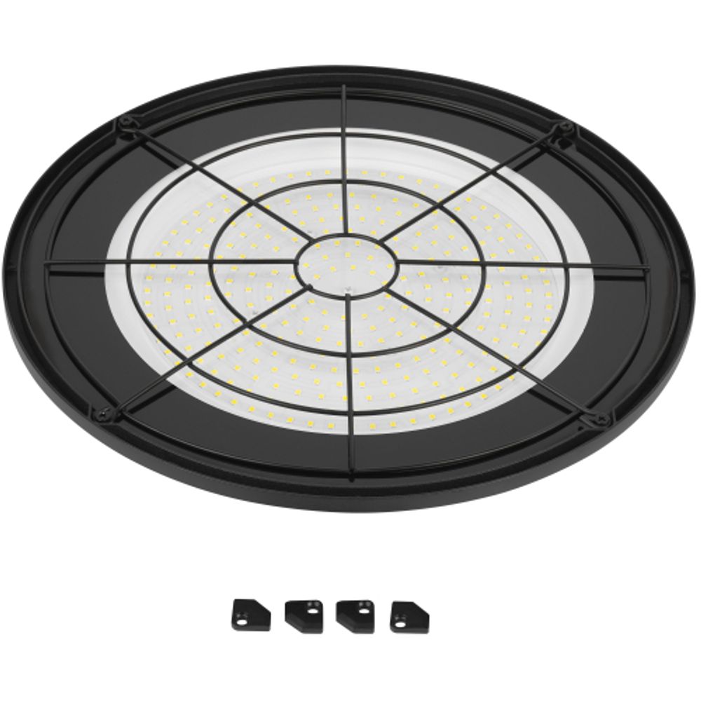 Решетка защитная металлическая ЭРА SPP-AC8-402-200 для светильников SPP-402 мощностью 200Вт | Светильники для высоких пролетов (хайбеи)