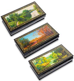 Народные промыслы ШК-11/ 8 Шкатулка в технике декупаж в асс. (11х22х4) - Вариант A