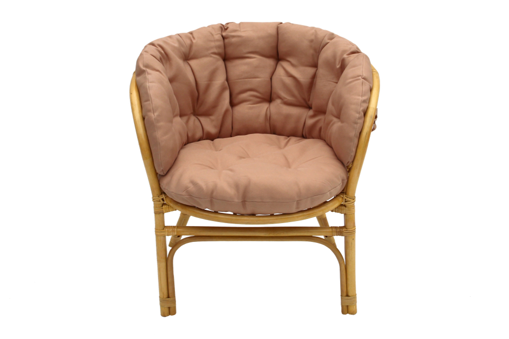 Набор мебели Garden Story Багамы Премиум (диван+2кресла+стол (2 уп.), каркас медовый, подушки бежевые)