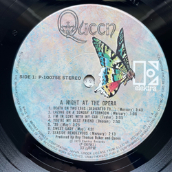 Винтажная виниловая пластинка LP Queen A Night At The Opera (Япония 1975) (Без Оби)