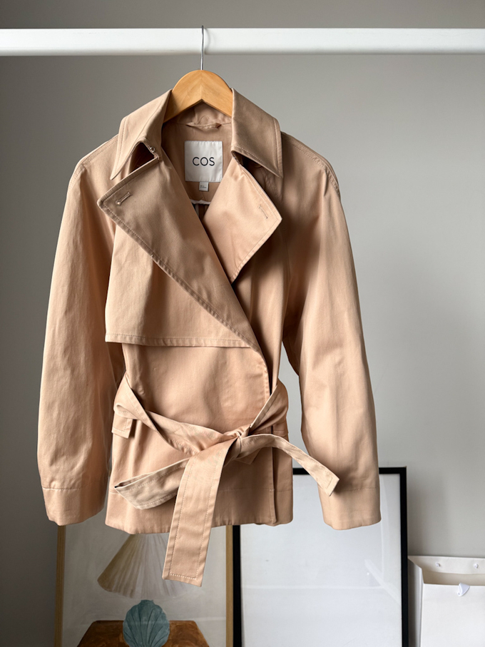 Хлопковый тренч Cos, XS