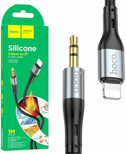 Кабель d3.5-iOS Lighting HOCO UPA22 1-метр