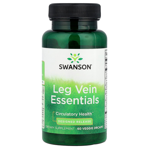 Swanson, Leg Vein Essentials, 60 вегетарианских капсул DrCaps®